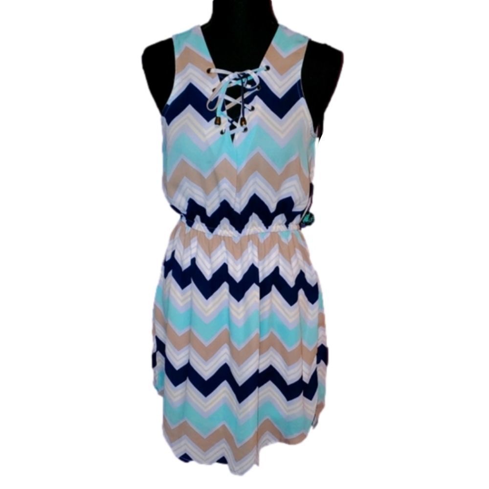 Chevron Print Small Rue 21 EUC Tank Top Dress